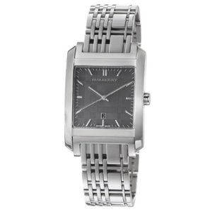 Burberry BU1568 Men's Stainless Steel Check-Pattern Watch